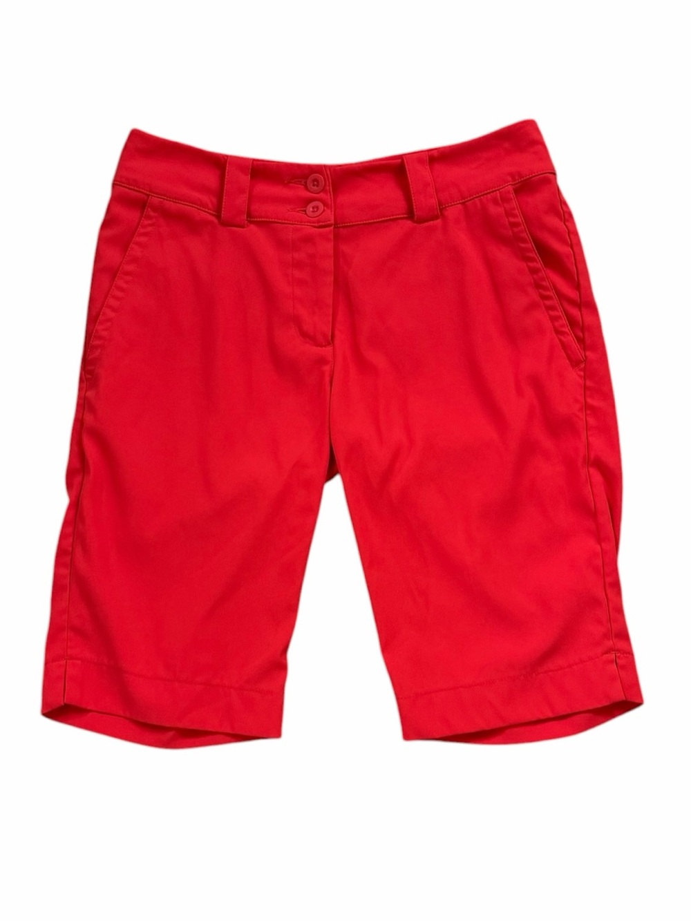 Nike Golf Tour Performance Dri-Fit Bermuda Shorts Red Size 2
